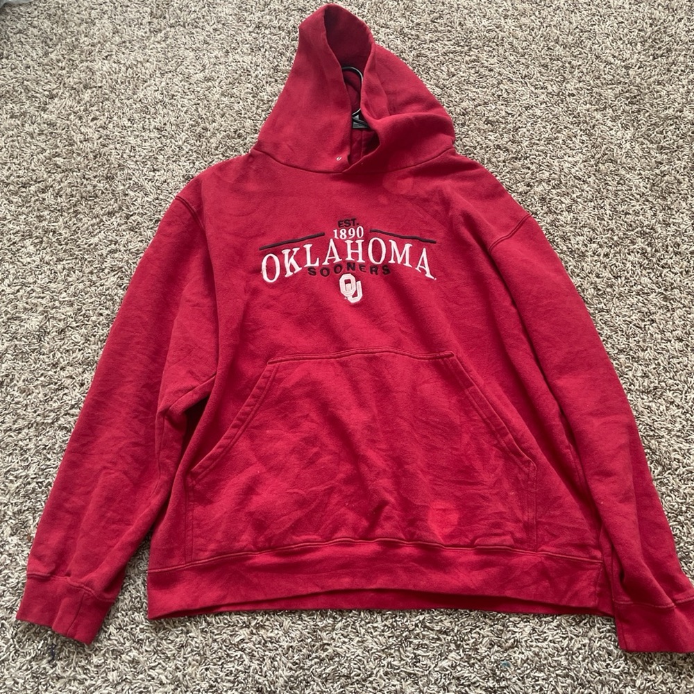 OKLAHOMA SOONERS LARGE HOODIE